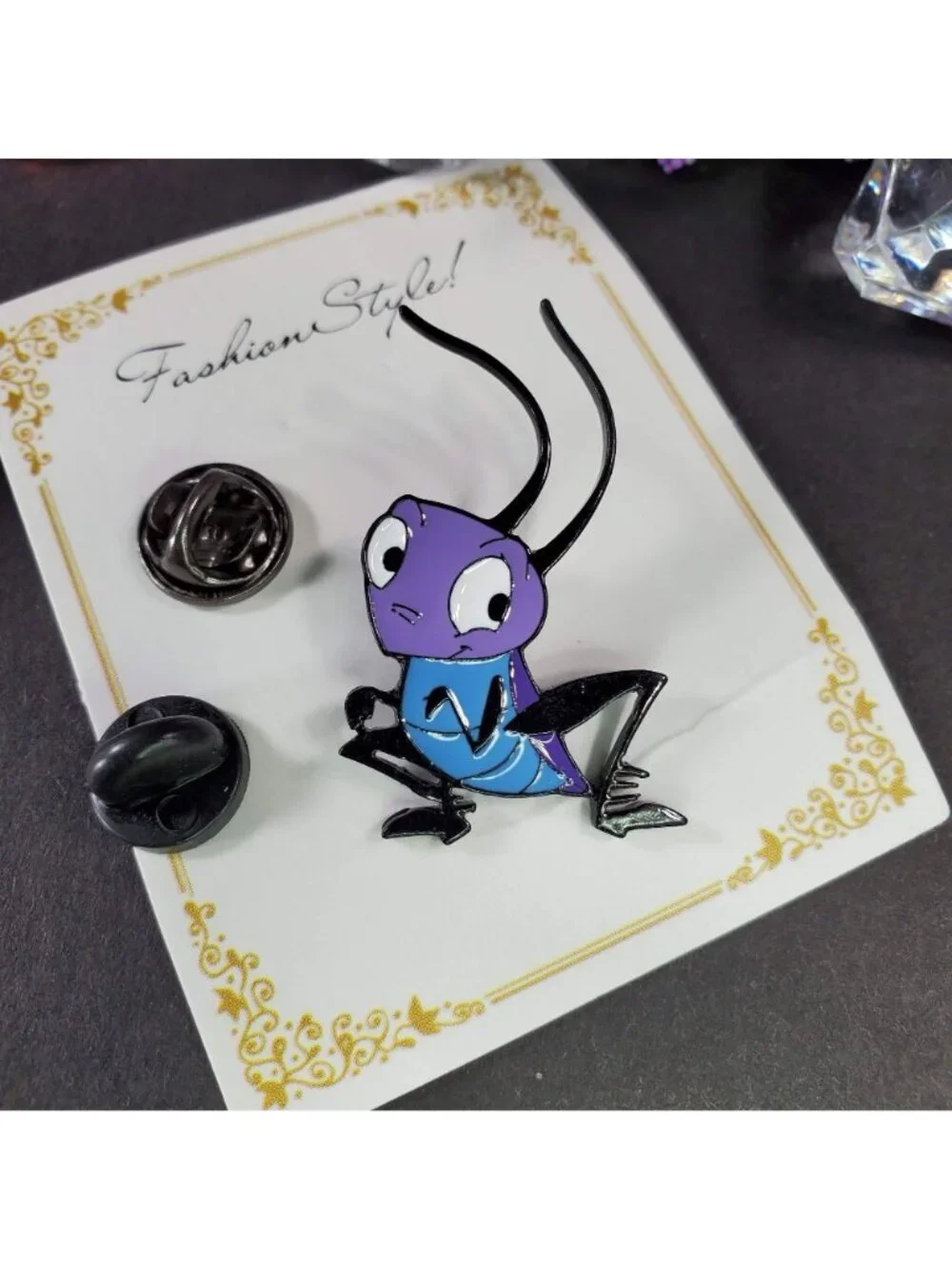 Lucky Bug Mulan Lapel Pin Princess Warrior Badge Brooch Pin Jewelry Accessories